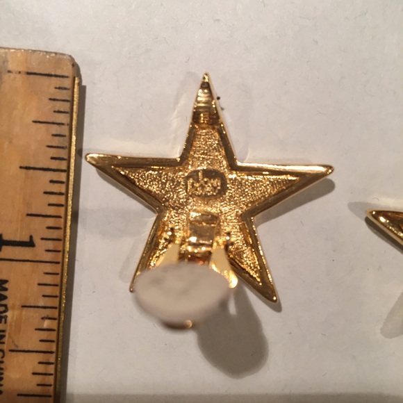 Joan Rivers Star and Crystal Clip-on Earrings - Picture 3 of 4